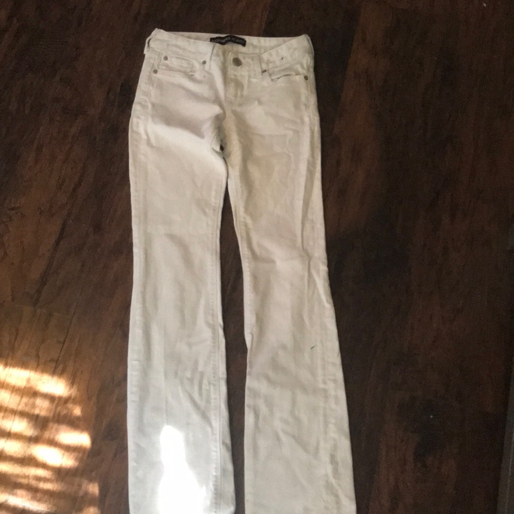 Denim white jeans
